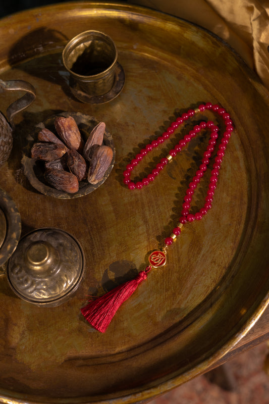 Tasabeh burgundy