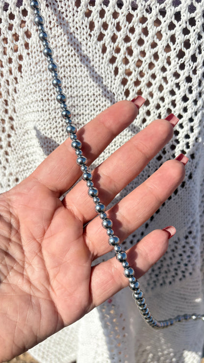 Silver Bead Link