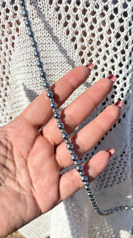 Silver Bead Link