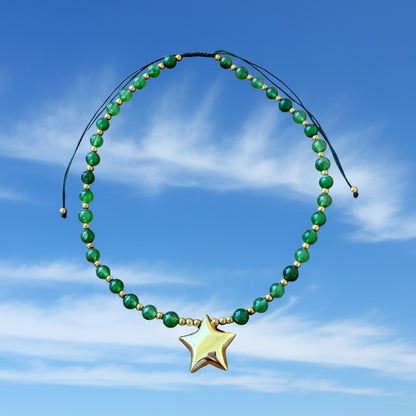 Green Star Necklace