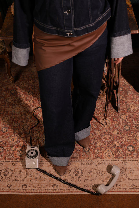 Side Tie Brown